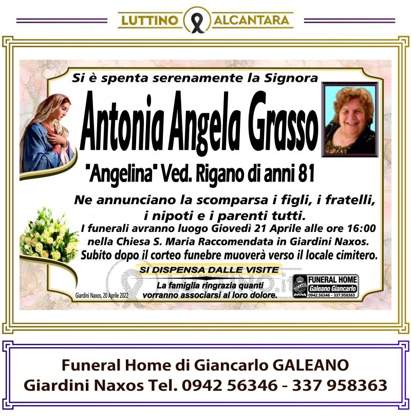 Antonia Angela  Grasso 